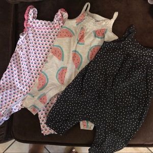 Baby Romper and Sunsuit Lot